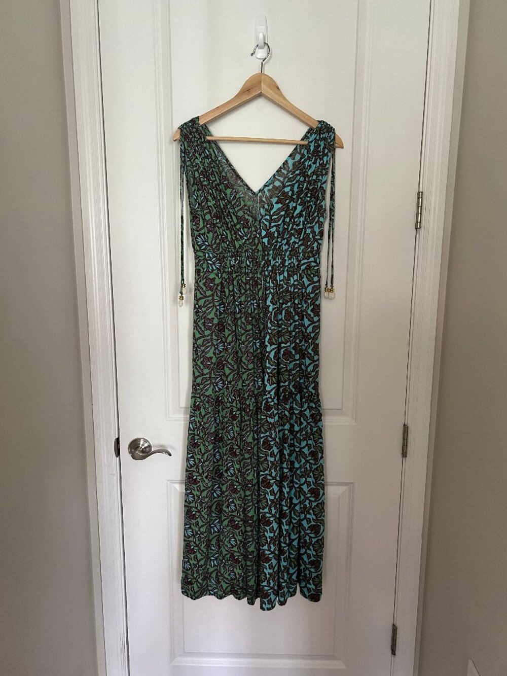Omika Rosalita Midi Dress - Marlow In Marine Split Floral Print - Medium